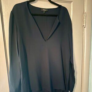 Theory 100% Silk Black Tunic